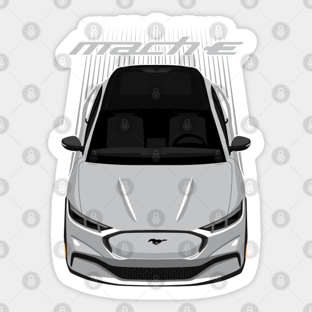 Ford Mustang Mach E SUV - Silver Sticker by V8social